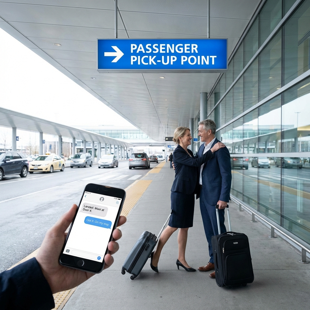 How to plan a stress-free airport pickup and drop-off (meeting points, timing, communication)