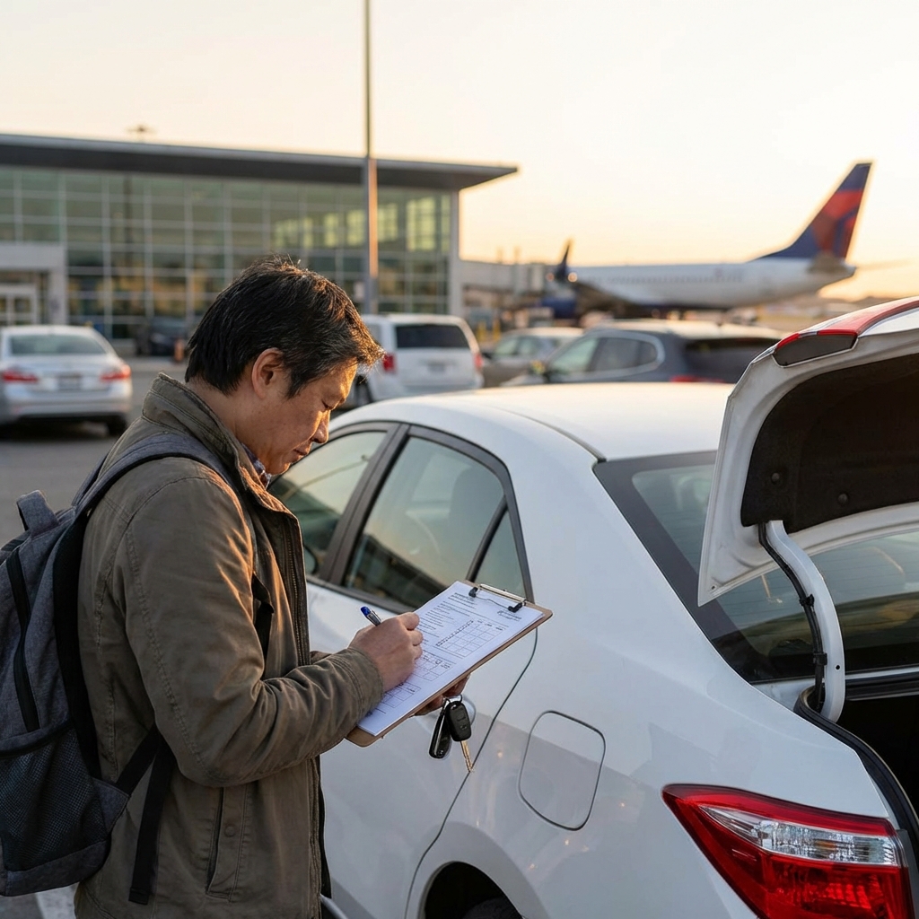 A practical guide to renting a car after landing (saving time at the airport counter)