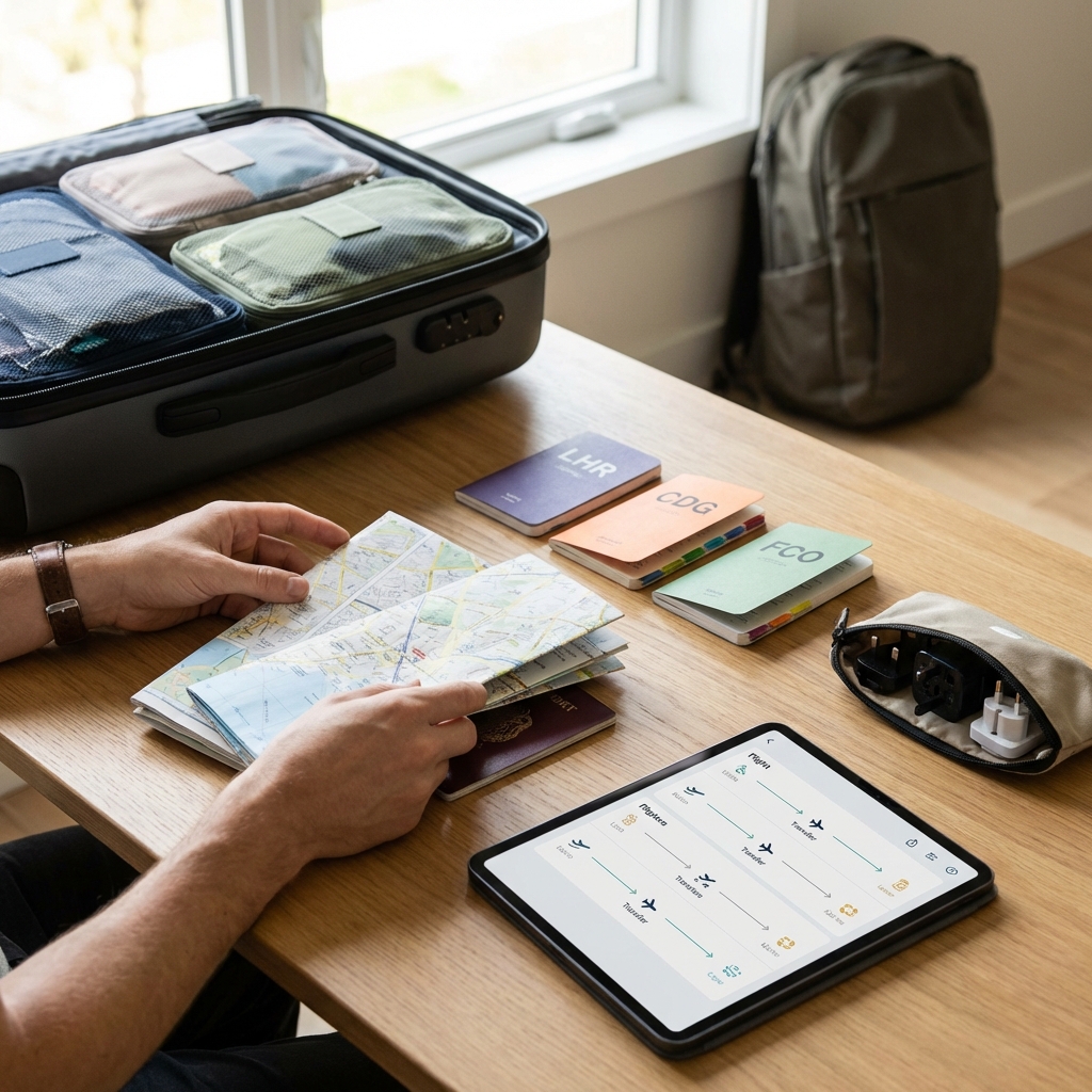 How to plan a smooth multi-city trip (open-jaw flights, one-way segments, and baggage strategy)