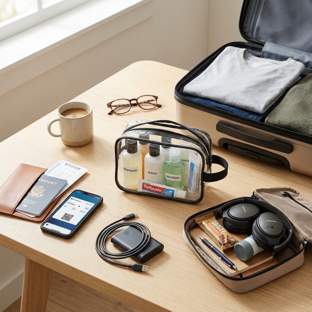 A pre-flight packing and documents check for Memorial Day weekend (last 24 hours before you leave)