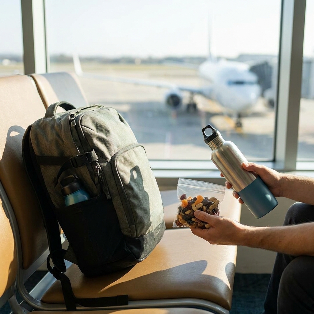 Summer airport hydration and snack plan (TSA-friendly, budget-conscious, low-mess)