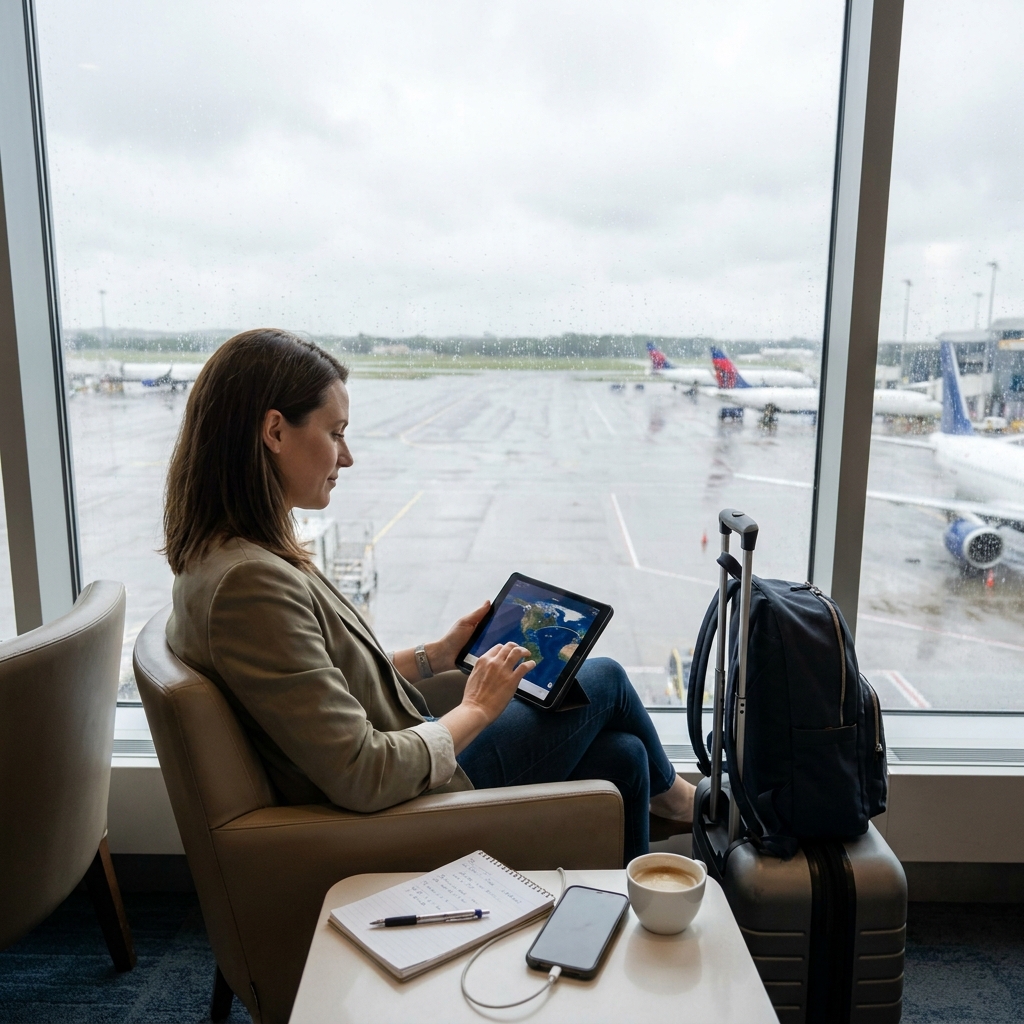 What to do during a multi-hour flight delay: a calm checklist for comfort, information, and next steps
