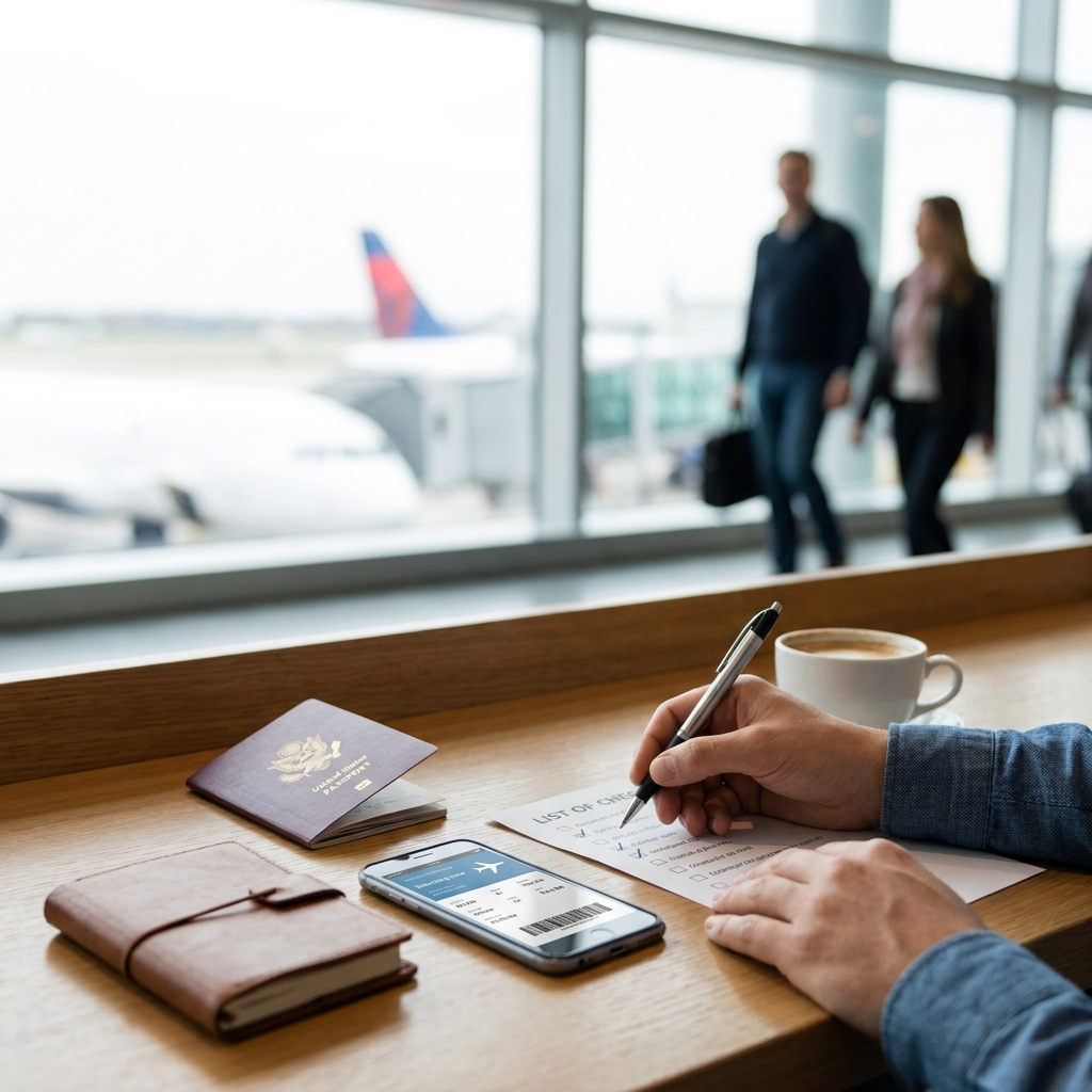 International travel from U.S. airports: a verification-first checklist for documents, entry rules, and airport day timing