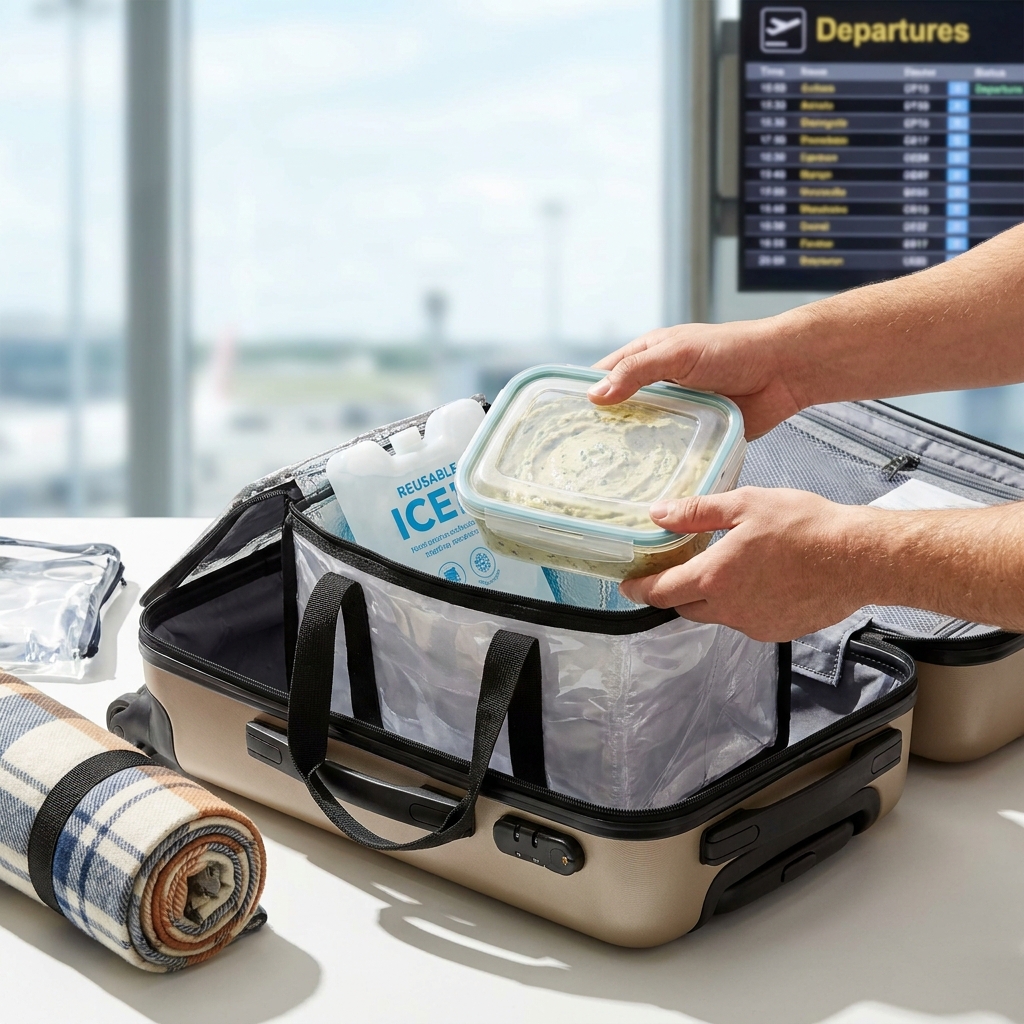 Flying to a summer party or reunion: how to travel with potluck food, desserts, and party supplies (TSA-verified)