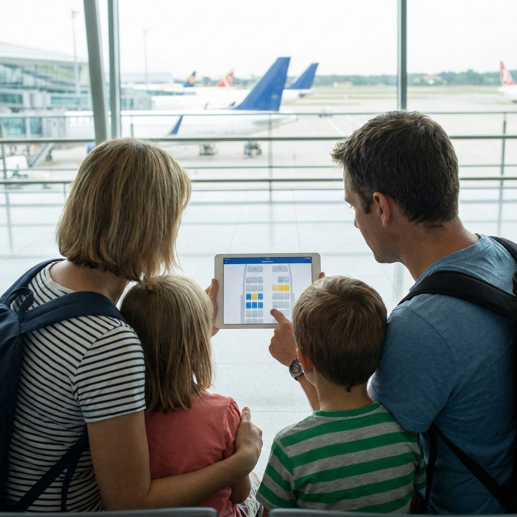 Family seating on flights: how to plan seats, what to check at booking, and what to do if you’re separated (informational)