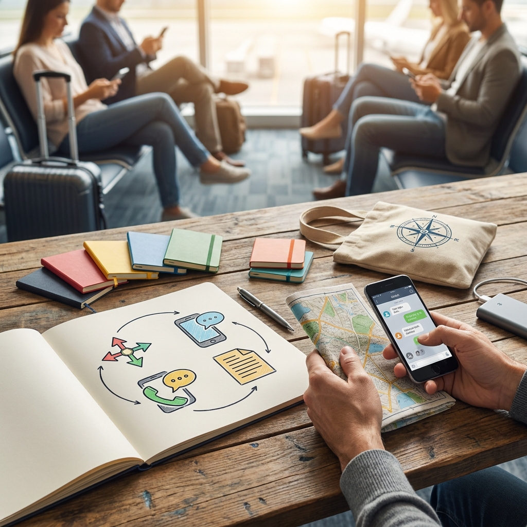 Travel disruption communication plan: how to keep your group coordinated during delays, gate changes, and rebookings