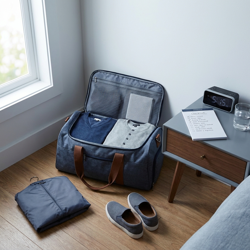 Early morning flights in summer: a calm plan for sleep, packing, and airport timing (not medical advice)