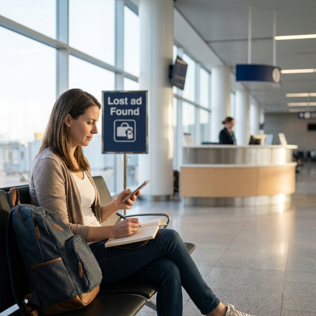 Lost something at the airport or on the plane? A calm step-by-step recovery checklist (phones, IDs, bags)