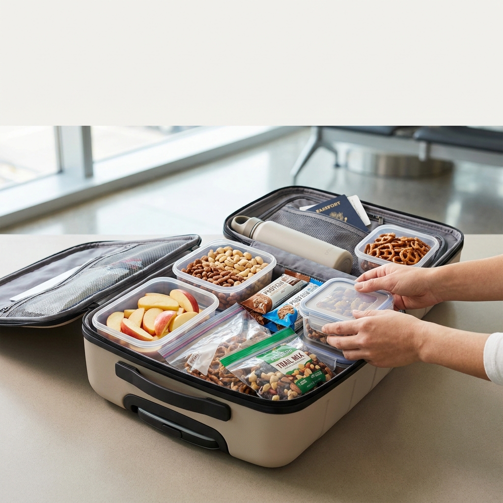 Airport food planning in summer: a TSA-friendly snack strategy that saves time and reduces stress